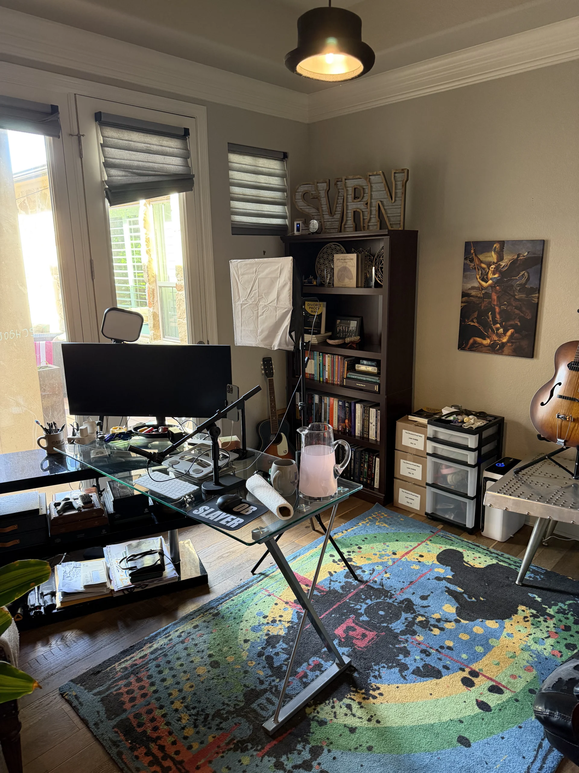 The same home office after professional organizing by Top Tier Tidying