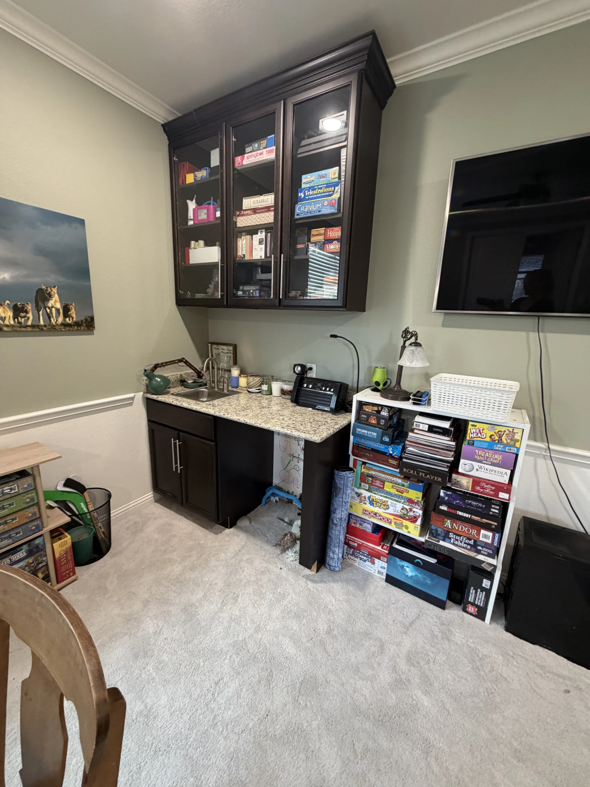 The same kids' play space after professional organizing by Top Tier Tidying