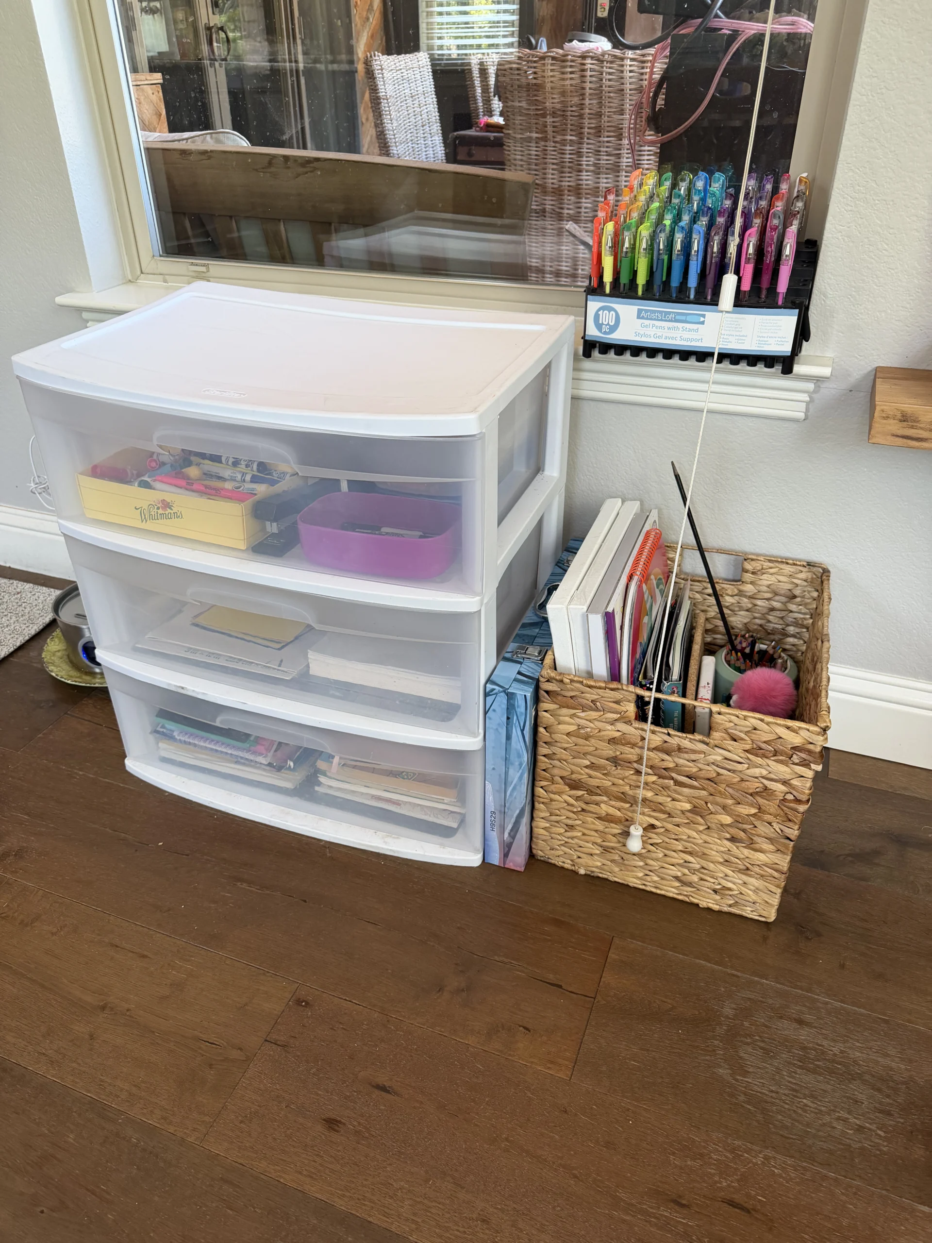 The same kids' play space after professional organizing by Top Tier Tidying