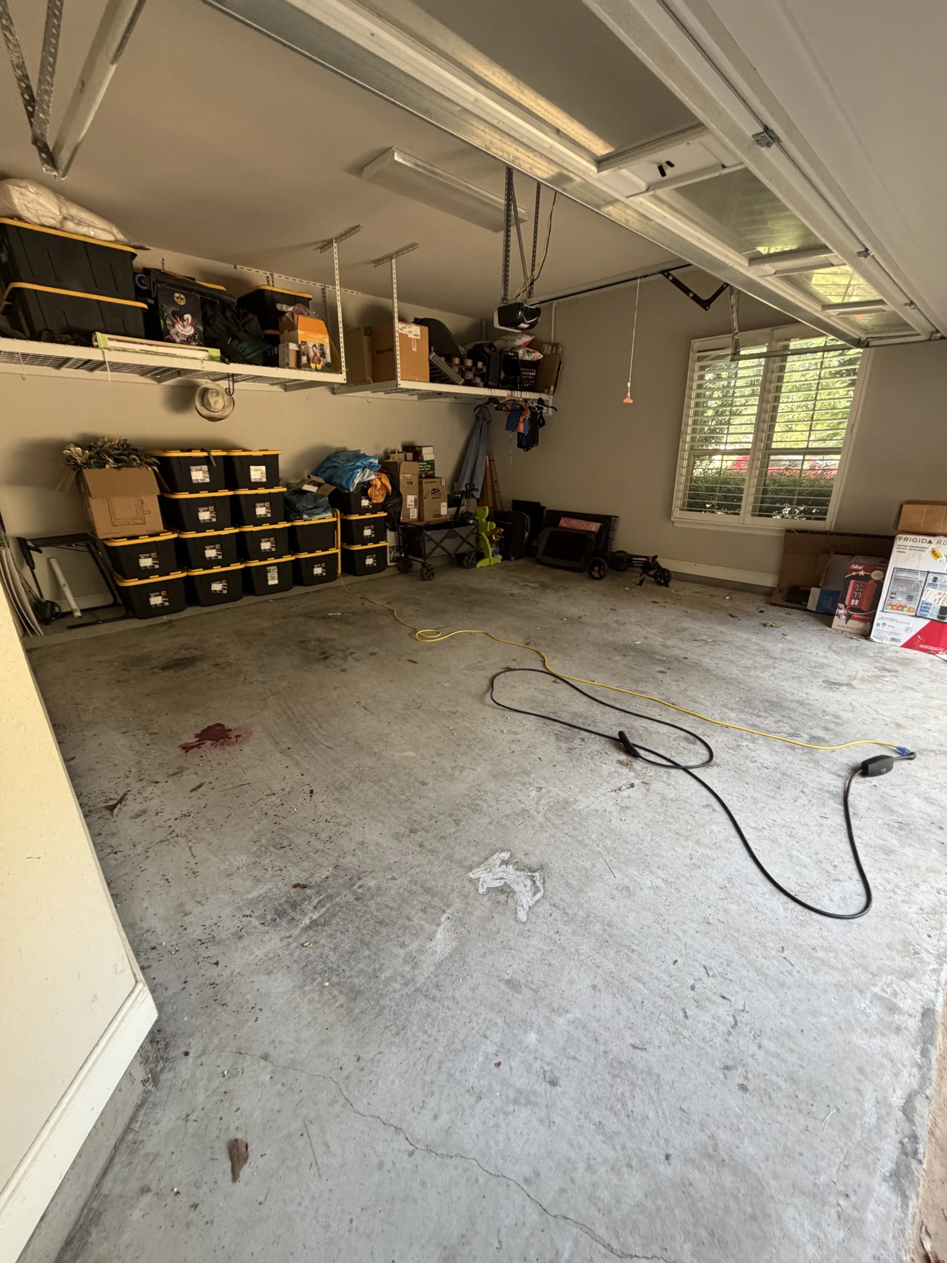 The same garage after professional organizing by Top Tier Tidying