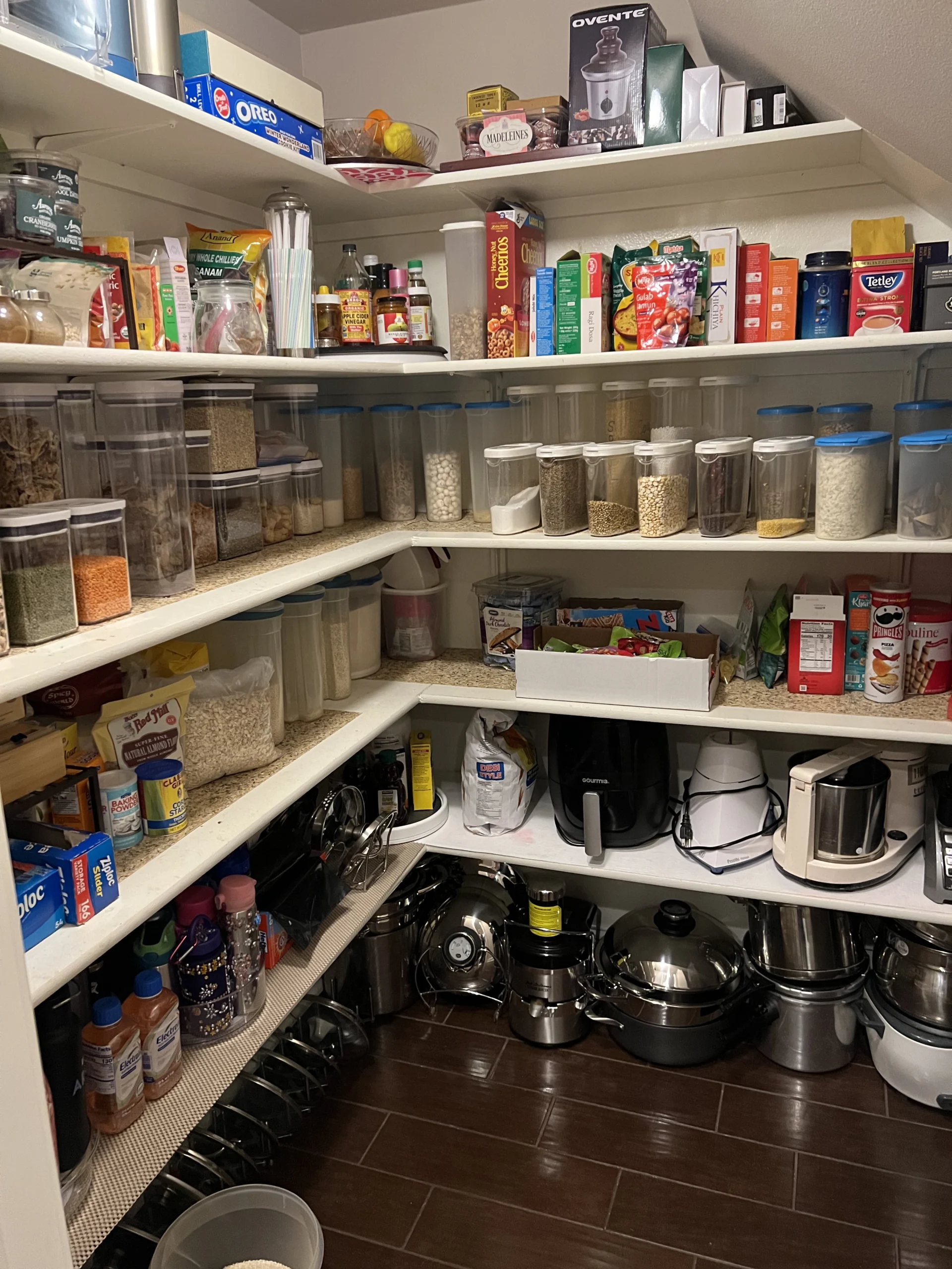 The same pantry or kitchen after professional organizing by Top Tier Tidying