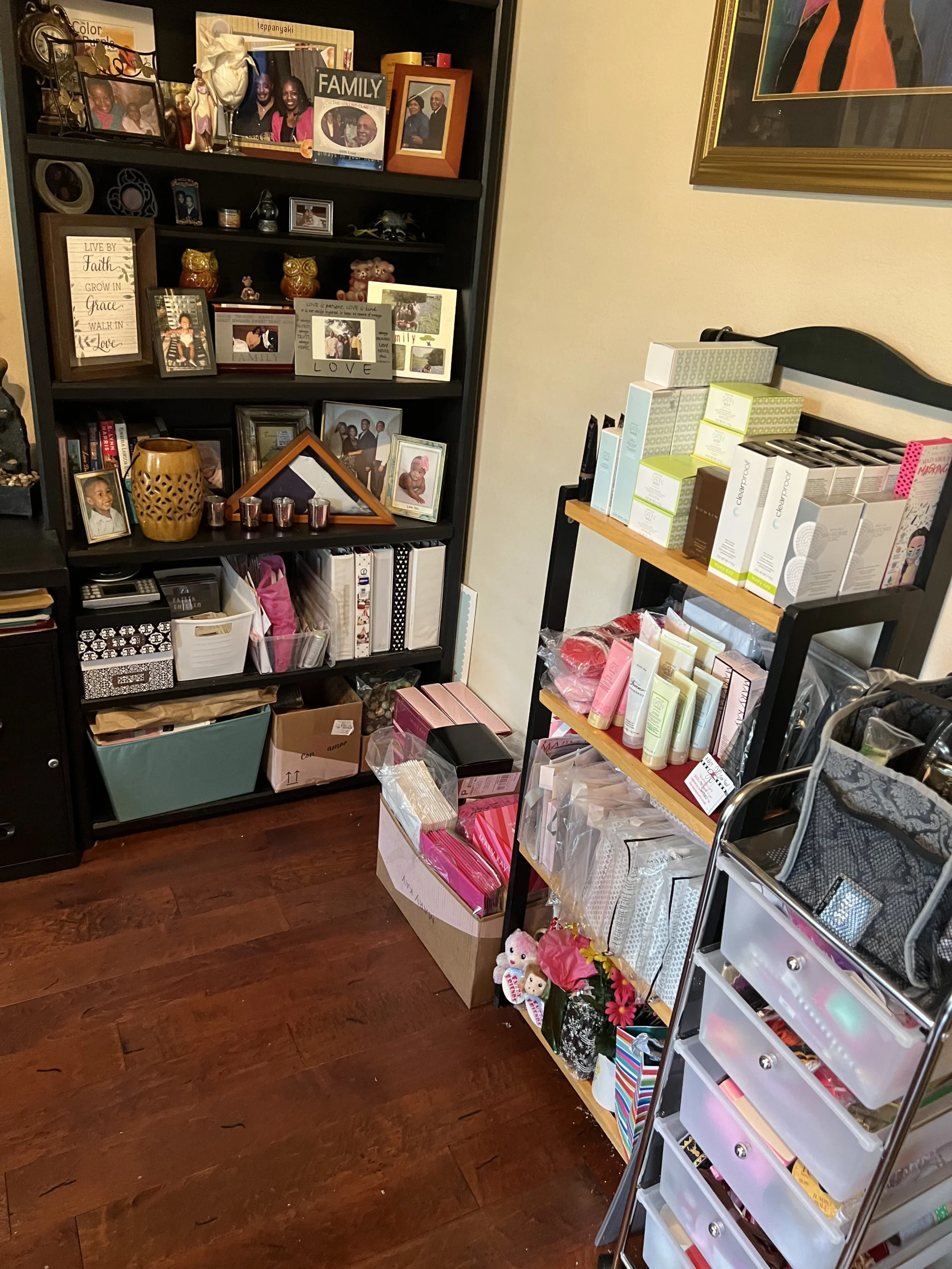 The same home office after professional organizing by Top Tier Tidying