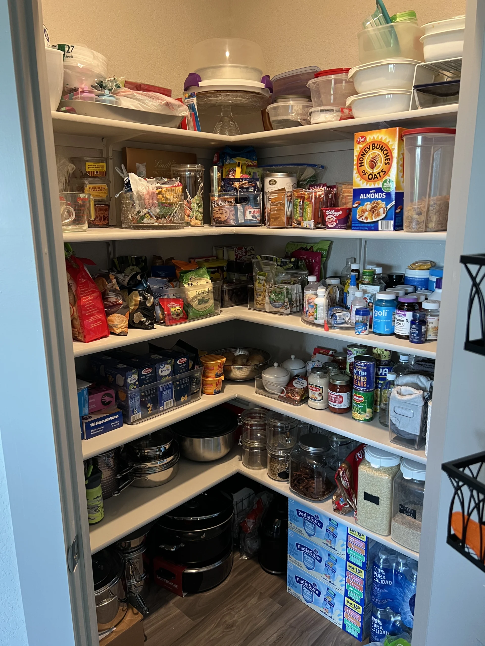The same pantry or kitchen after professional organizing by Top Tier Tidying