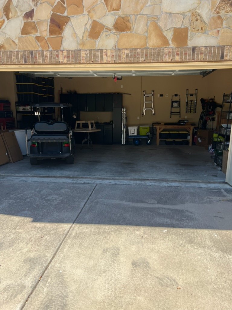 The same garage after professional organizing by Top Tier Tidying