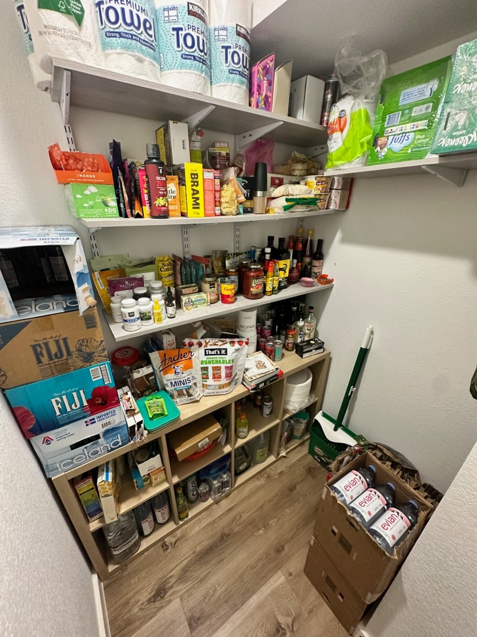 The same pantry or kitchen after professional organizing by Top Tier Tidying
